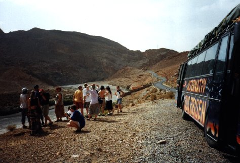 Graffitibus 'Night-Liner' in Marokko