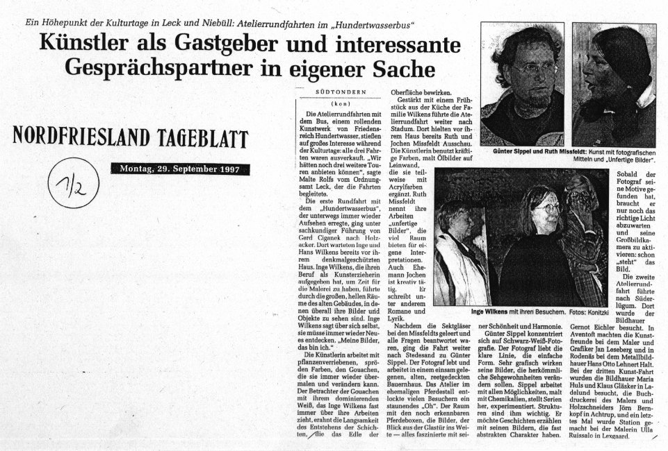 Nordfriesland Tageblatt vom 29.9.1997
