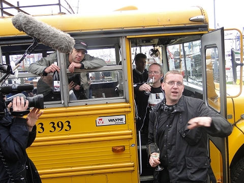 Schulbus immer im Rampenlicht